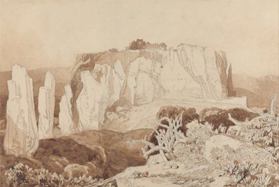 Mortain, Normandy by John Sell Cotman